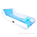 Mainan kolam renang PVC musim panas tersuai yang melayang biru